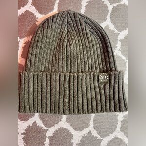 UNDER ARMOUR Gray Ribbed Knit Beanie unisex 
One size